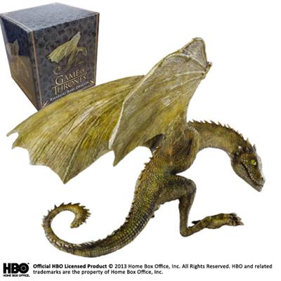 Figura the noble collection juego de tronos dragon rhaegal