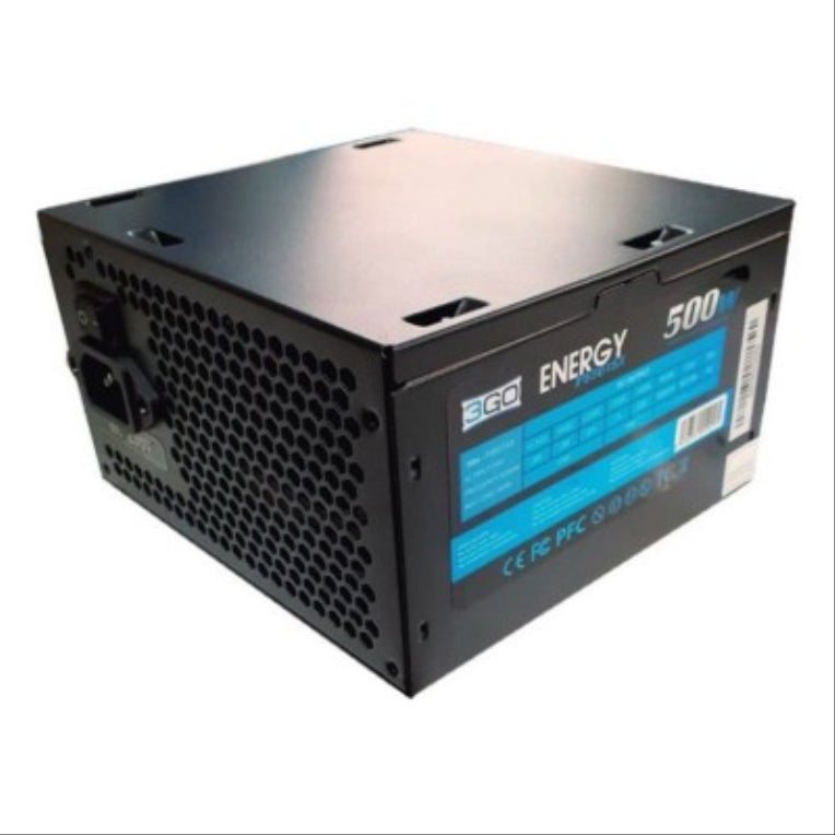 FUENTE ALIMENTACION 3GO 500W PPFC (4xSATA+12cm+PCIX6pin)