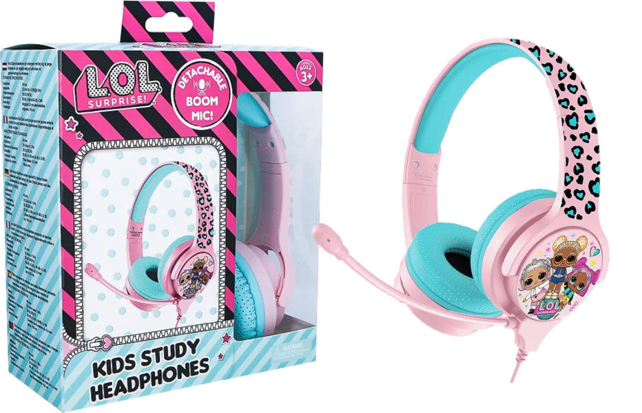 OTL HEADPHONES L.O.L. SURPRISE! LETS DANCE! PINK (PS4/XBOX/SWITCH/MOVIL/TABLET)