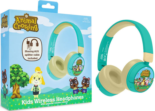 OTL WIRELESS BLUETOOTH HEADPHONE ANIMAL CROSSING (MOVIL/TABLET)