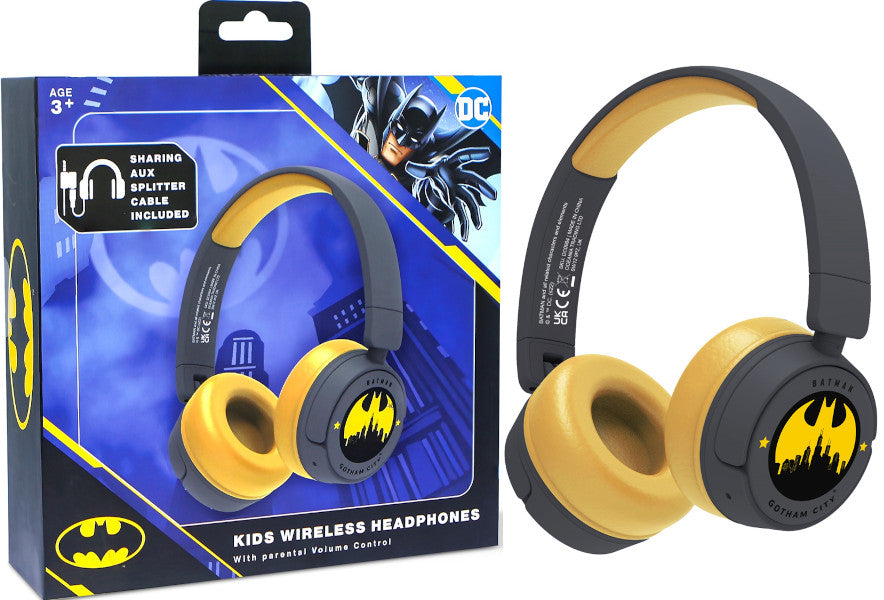 OTL KIDS WIRELESS HEADPHONES DC BATMAN (CONSOLAS/MOVIL/TABLET)