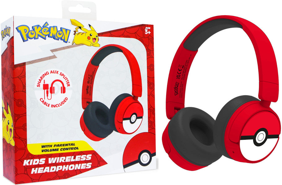 OTL WIRELESS BLUETOOTH HEADPHONE POKEMON POKE BALL (MOVIL/TABLET)