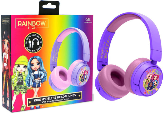 OTL KIDS WIRELESS HEADPHONES RAINBOW HIGH (CONSOLAS/MOVIL/TABLET)