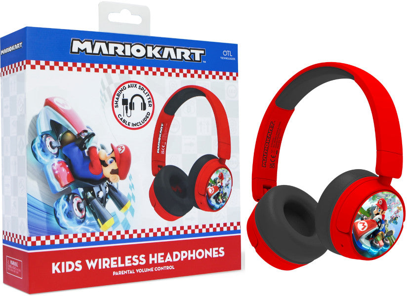 OTL WIRELESS BLUETOOTH HEADPHONE MARIO KART (MOVIL/TABLET)