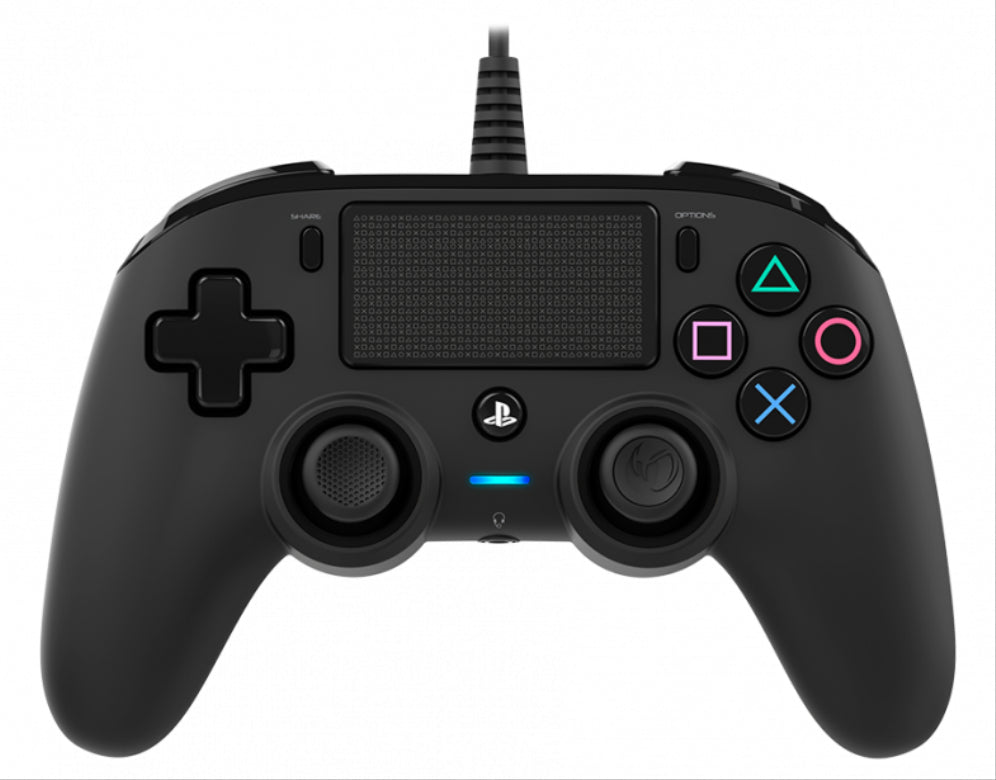 GAMEPAD NACON OFICIAL PS CON CABLE COMPACT NEGRO PS4