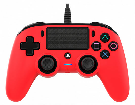 GAMEPAD NACON OFICIAL PS CON CABLE COMPACT ROJO PS4