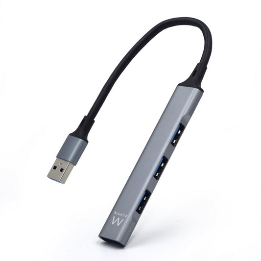 HUB EWENT USB 3.2 GEN 1 USB-A 1 PUERTO USB 3.2 GEN1 + 3 PUERTOS USB 2.0