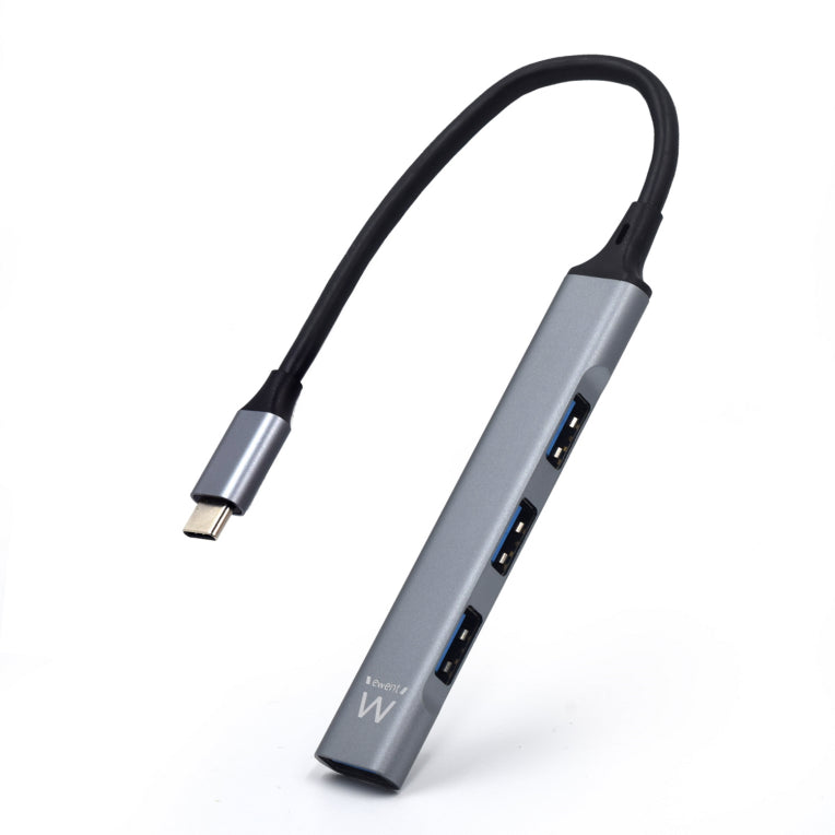 HUB EWENT USB3.2 GEN 1 USB-C 1 PUERTO USB 3.2 GEN1 + 3 PUERTOS USB 2.0