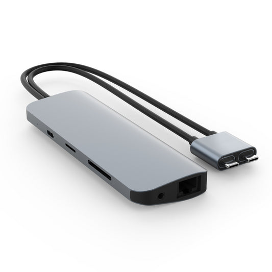 HUB HYPERDRIVE VIPER 10 EN 2 USB-C GRIS