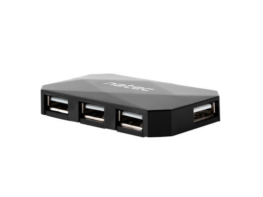 HUB NATEC LOCUST 4 PUERTOS USB 2.0 NEGRO