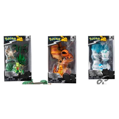 Pack pokemon mini mundos + 2 figuras mundos aleatorios