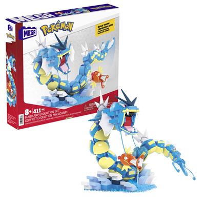 Magikarp evolution set mega construx 411 piezas pokemon