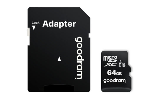 MICRO SD GOODRAM 64GB C10 UHS-I CON ADAPTADOR