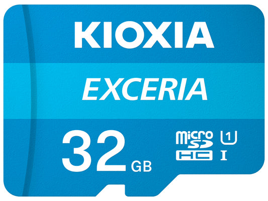 MICRO SD KIOXIA 32GB EXCERIA UHS-I C10 R100 CON ADAPTADOR