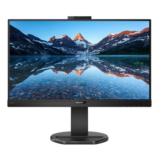 MONITOR PROFESIONAL PHILIPS 243B9H 23.8' FULL HD WEBCAM MULTIMEDIA NEGRO