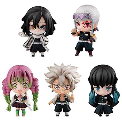 Pack 5 figuras megahouse demon slayer kimetsu no yaiba sailor tanjiro & the hashira set b