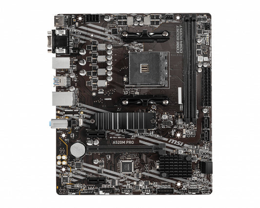 PLACA BASE MSI A520M PRO AM4 MATX 2XDDR4