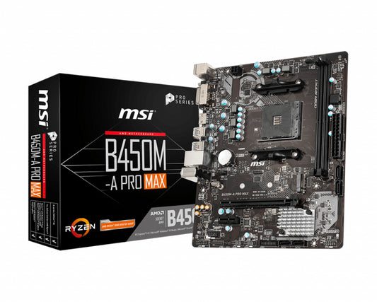 PLACA BASE MSI B450M-A PRO MAX AM4 MATX 2XDDR4