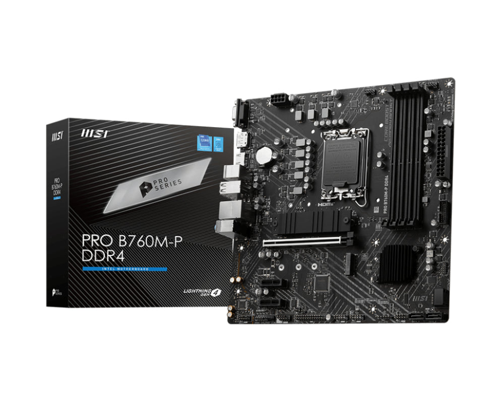 PLACA BASE MSI B760M-P 1700 MATX 4XDDR4