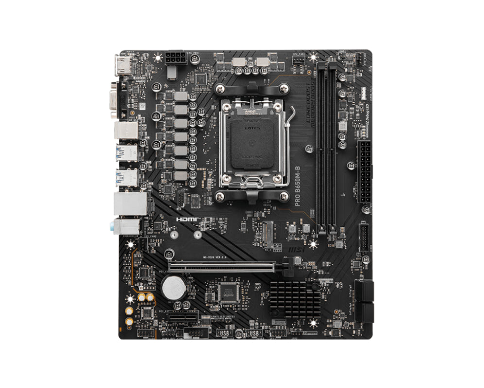 PLACA BASE MSI PRO B650M-B AM5 MATX 2XDDR5