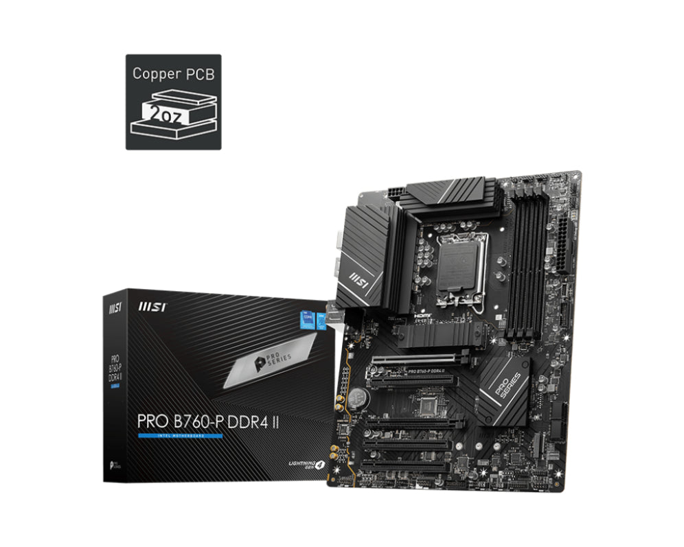 PLACA BASE MSI PRO B760-P 1700 ATX 4XDDR4