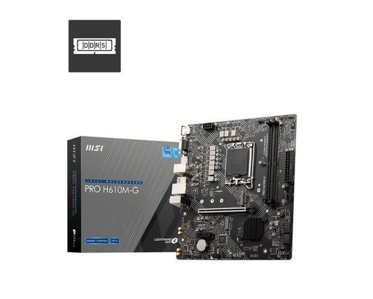 PLACA BASE MSI PRO H610M-G 1700 MATX 2XDDR5