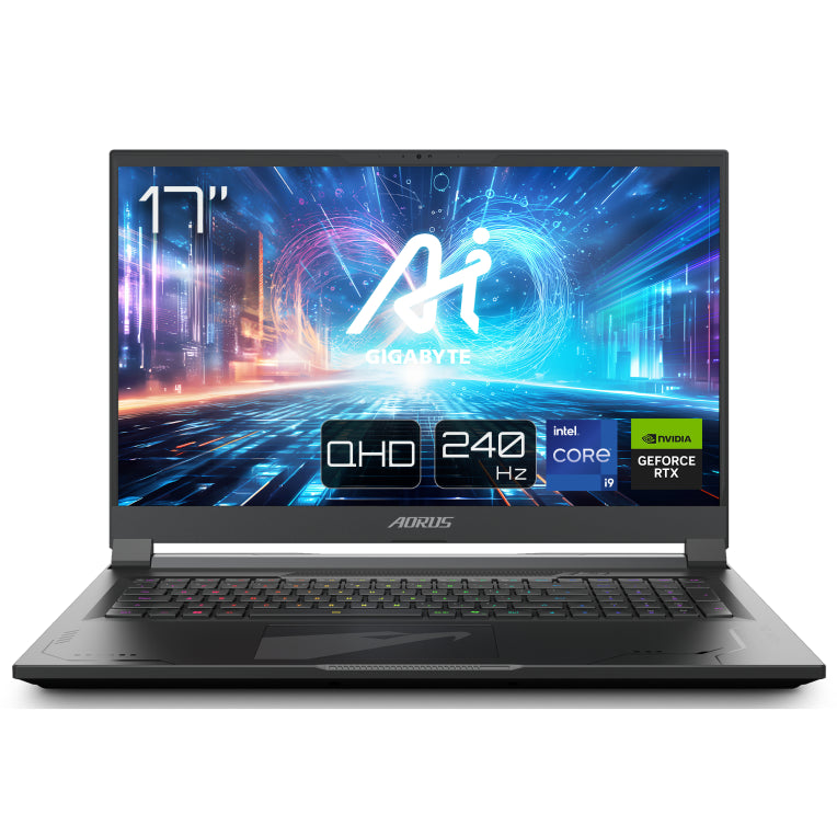 PORTATIL GIGABYTE AORUS 17X AZF-D5ES665SH I9 13980HX 4070 32GB 2TB 17" W11H