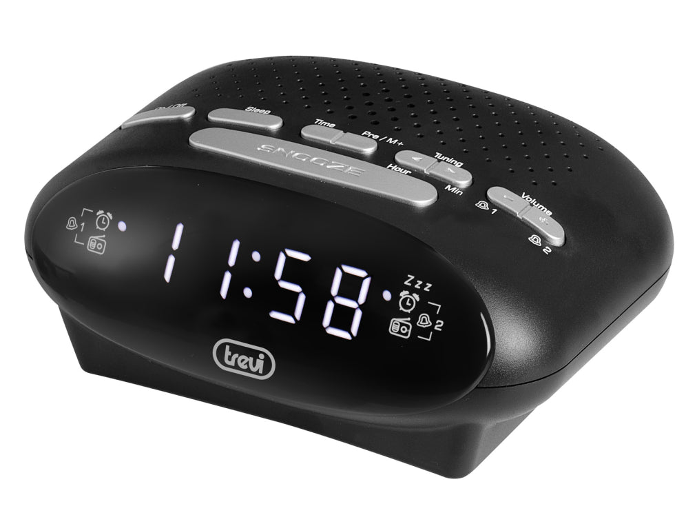 RADIO FM DESPERTADOR PLL PANTALLA LED TREVI RC 821 D