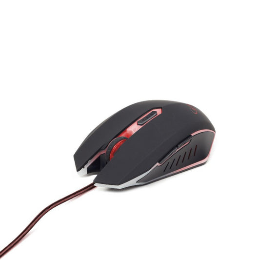 RATON GAMING GEMBIRD USB NEGRO/ROJO