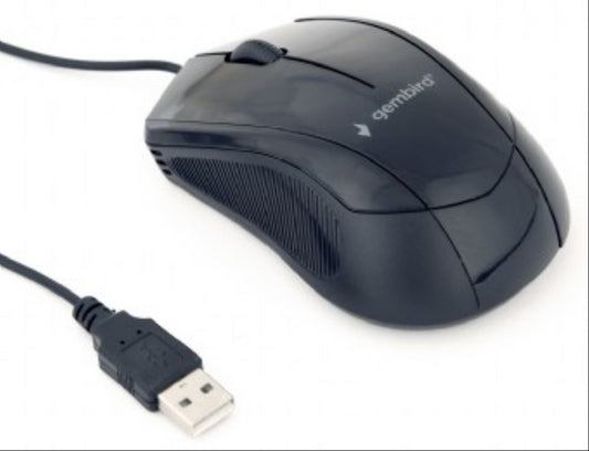 RATON GEMBIRD USB 1000 DPI  NEGRO 3 BOTONES