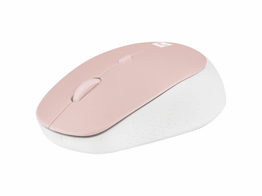 RATON NATEC HARRIER 2 OPTICO INALAMBRICO 1600DPI BLUETOOTH 5.1 ROSA/BLANCO