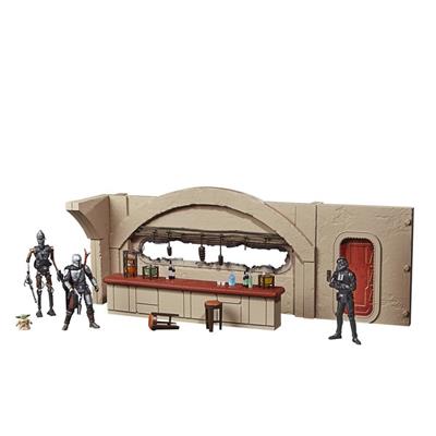 Set nevarro cantina + figura hasbro 9 -5 cm death trooper the mandalorian star wars vintage f39025