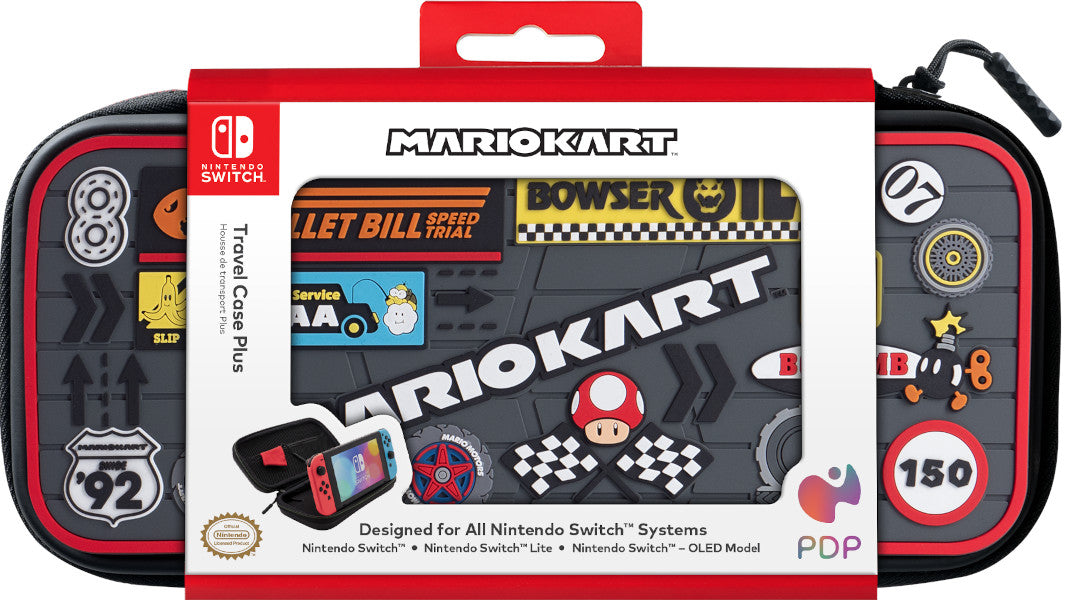 PDP DELUXE TRAVEL CASE MARIO KART AVERTS (SWITCH/LITE/OLED)