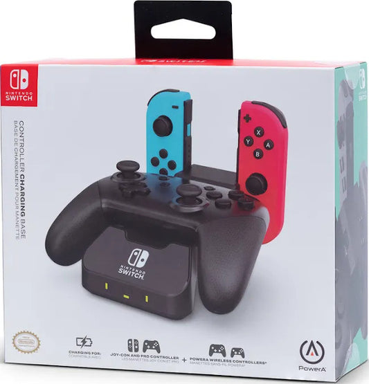 POWER A CHARGING BASE FOR JOY-CON & PRO CONTROLLER