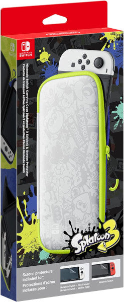 CARRYING CASE (FUNDA + PROTECTOR LCD) EDICION SPLATOON 3 (OLED) (IMP)