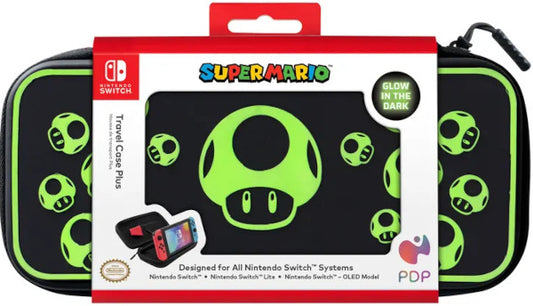 PDP SUPER MARIO TRAVEL CASE PLUS GLOW IN THE DARK (SWITCH/LITE/OLED)