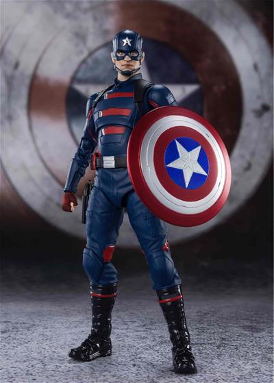 Figura tamashi nations capitan america john walker marvel the falcon and the winter soldier s.