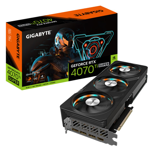 TARJETA GRAFICA GIGABYTE RTX 4070 TI SUPER GAMING OC 16GB