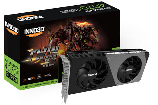 TARJETA GRAFICA INNO3D RTX 4070 TI SUPER TWIN X2 16GB