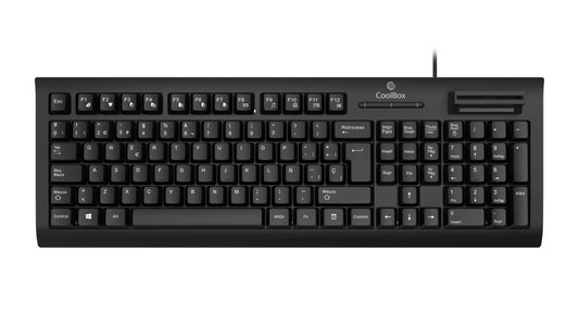 TECLADO COOLBOX CON LECTOR DNIIe 4.0