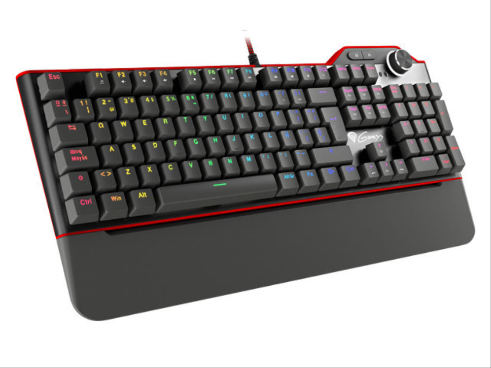 TECLADO GAMING GENESIS RX85 RGB MECANICO SWITCH KAIL MARRON