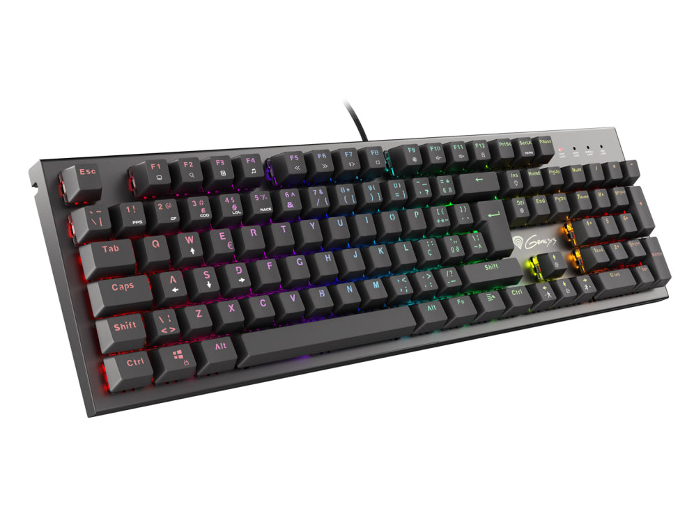 TECLADO GAMING GENESIS THOR 300 RGB PORTUGUES MECANICO RED SWITCH