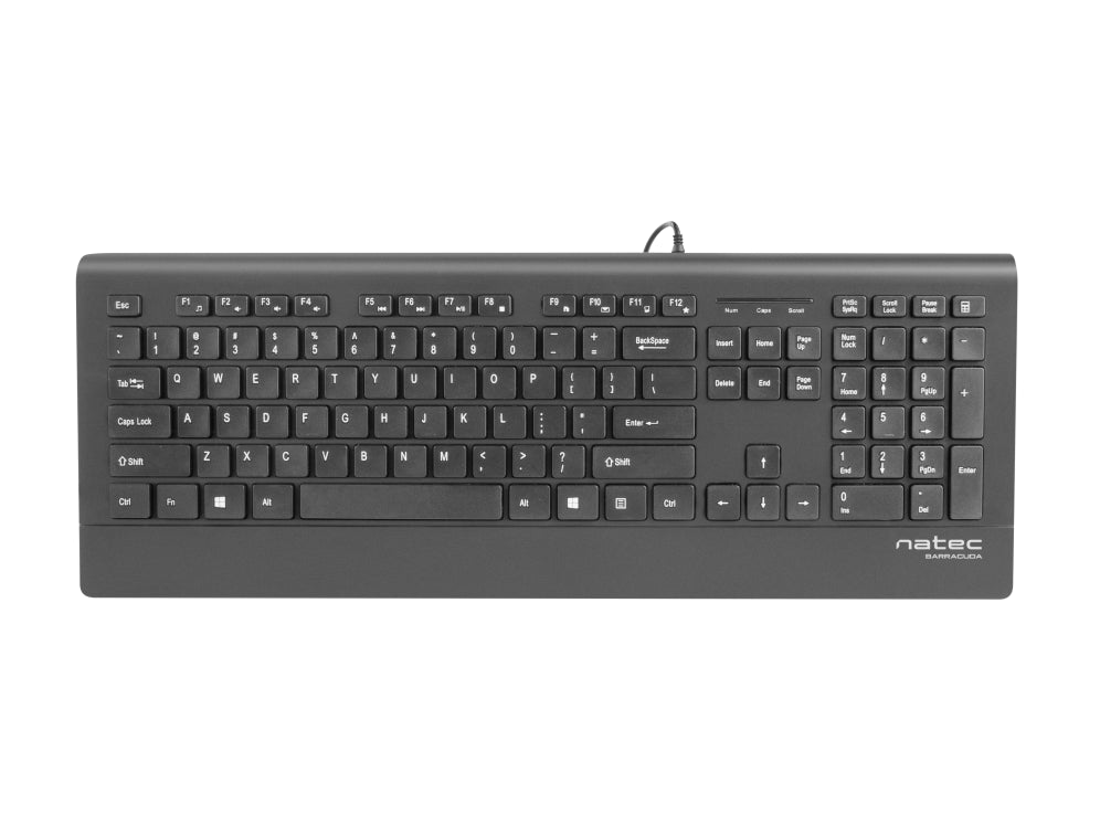 TECLADO NATEC BARRACUDA SLIM NEGRO