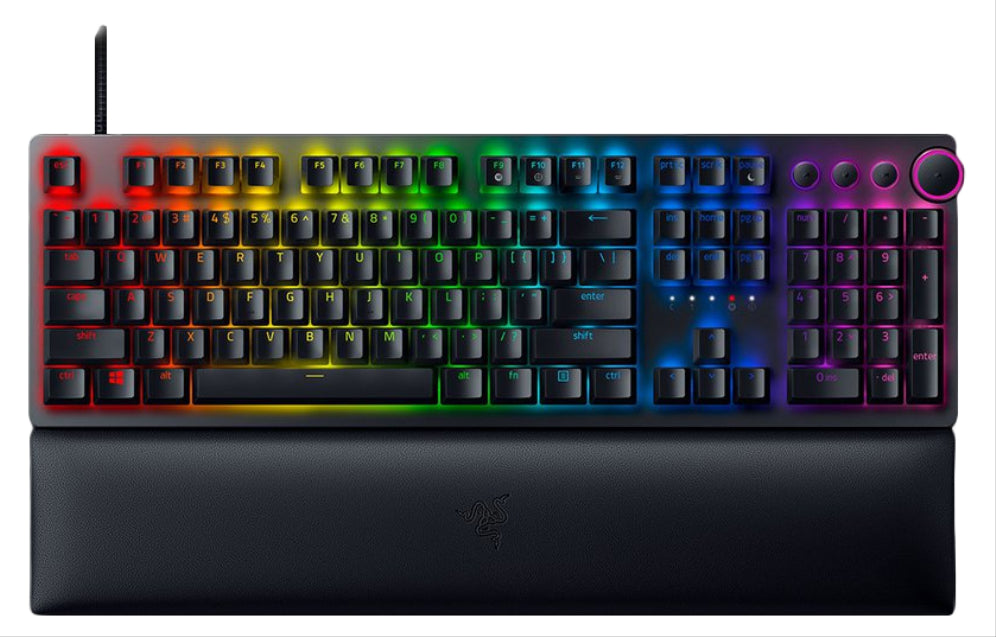 TECLADO RAZER V2 HUNTSMAN QWERTZ ALEMAN NEGRO