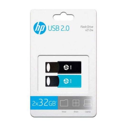 USB 2.0 HP 32GB X 2 TWIN