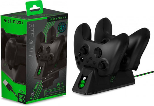 STEALTH TWIN BATTERY PACKS & CHARGING DOCK BLACK (NEGRO)