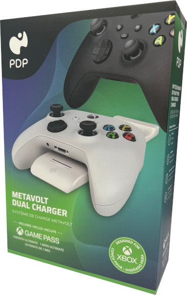 PDP METAVOLT DUAL CHARGE WHITE (BLANCO) + GAME PASS 1 MES (XBONE)