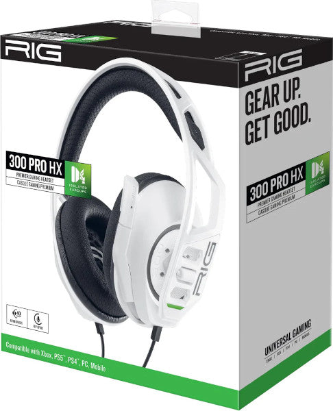 RIG PREMIER GAMING HEADSET 300 PRO HX WHITE (BLANCO) XBOX/PS5/PS4/PC/MOBILE